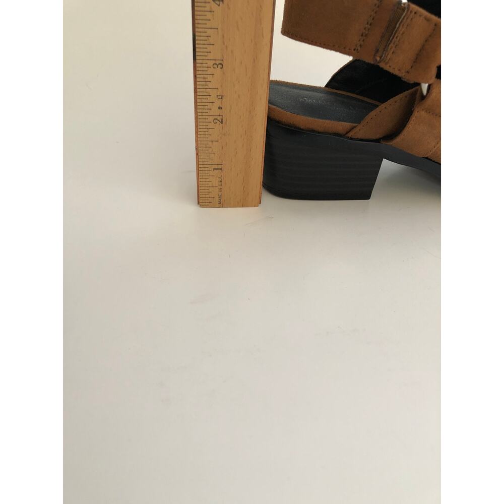 American Eagle Harness Mules Camel 9 Open Back - Picture 8 of 8